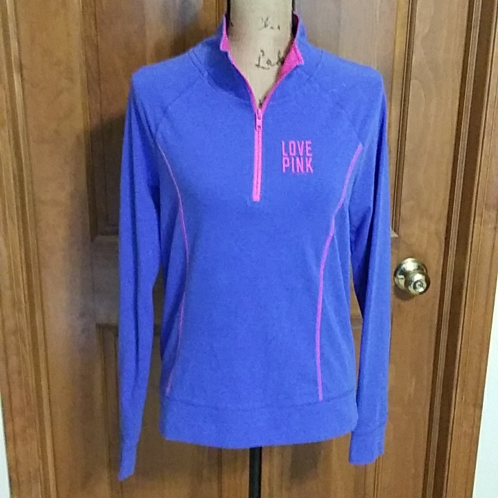 VS PINK Quarter zip, GUC